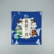 精致羊肉+亮面塑料復合+三邊封